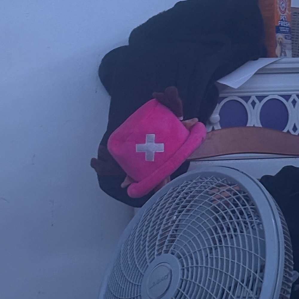 Onepiece Pink Hat with White Cross